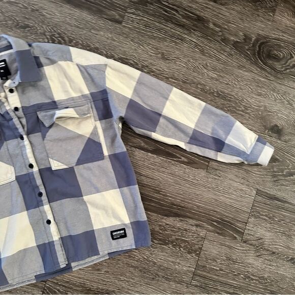 Dr. Denim Nathalie Shirt in Slate Blue Check - Picture 4 of 10